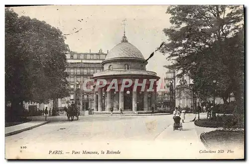 Cartes postales Paris Parc Monceau la Rotonde