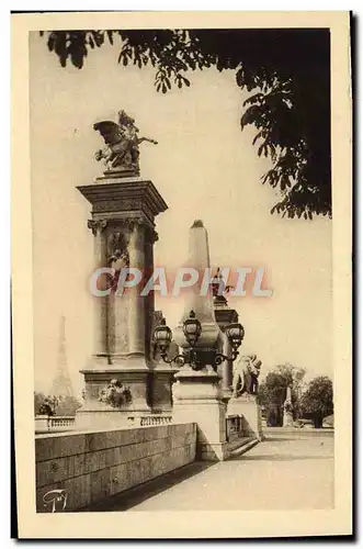 Ansichtskarte AK Paris Et Ses Merveilles Detail du pont Alexandre III