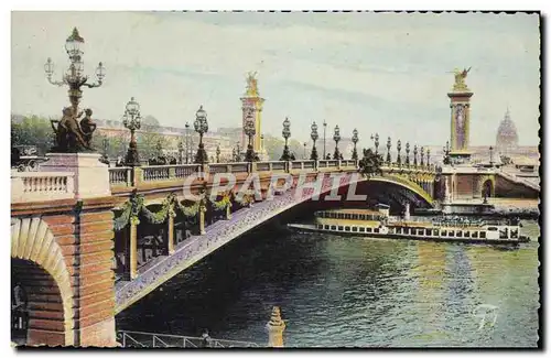 Ansichtskarte AK Paris Et Ses Merveilles Pont Alexandre III