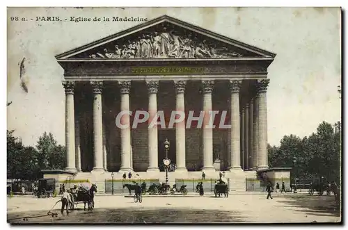 Cartes postales Paris Eglise de la Madeleine