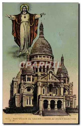 Cartes postales Paris Sacre Coeur de Montmrtre