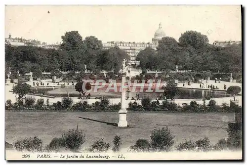 Cartes postales Paris Le Jardin du Luxembourg