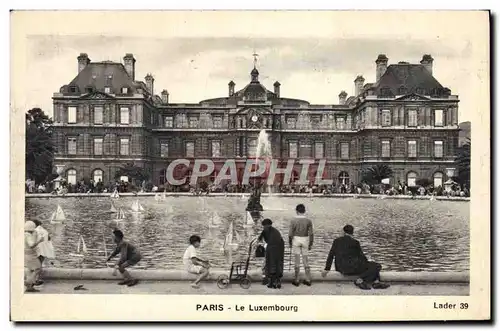 Cartes postales Paris Le Luxembourg Enfants