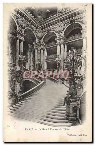 Cartes postales Paris Le Grand Escalier de L&#39Opera