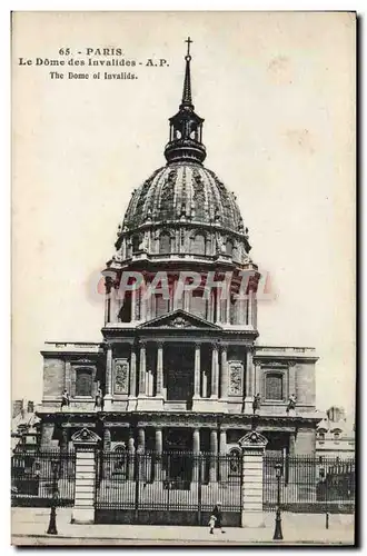 Cartes postales Paris Le Dome des Invalides