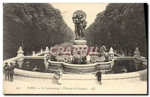 Cartes postales Paris Le Luxembourg Fontaine de Carpeaux