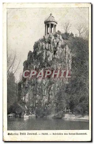 Cartes postales Paris Belvedere des Buttes Chaumont