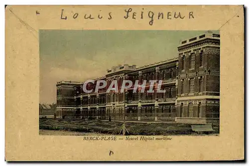 Ansichtskarte AK Berck Nouvel Hopital militaire