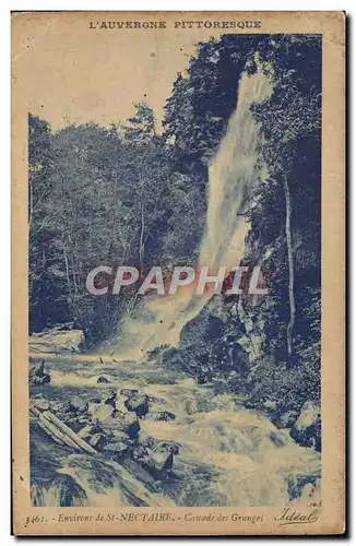 Ansichtskarte AK Environs de Saint Nectaire Cascade des Granges