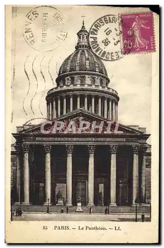 Cartes postales Paris Le Pantheon