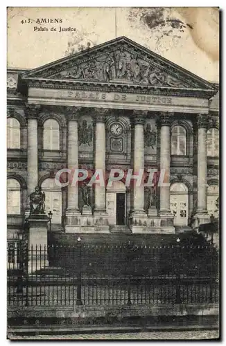 Cartes postales Amiens Palais de Justice