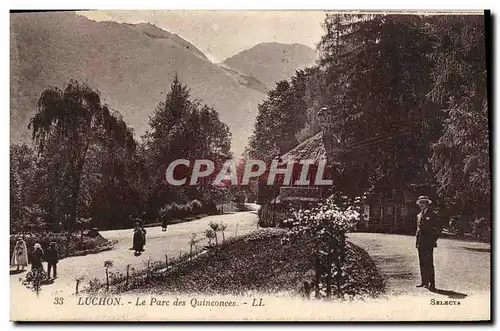 Cartes postales Luchon Le Parc Des Quinconces