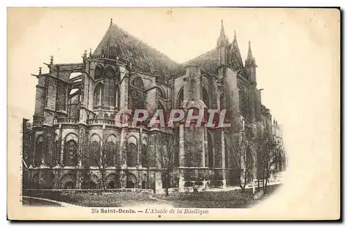 Cartes postales Saint Denis L&#39Abside de la Basilique