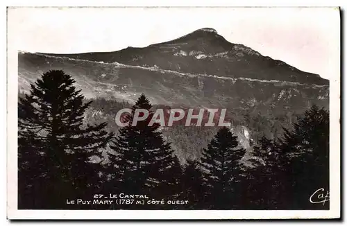 Cartes postales Le Cantal Le Puy Mary