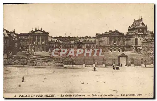 Cartes postales Palais De Versailles La Grille d&#39Honneur