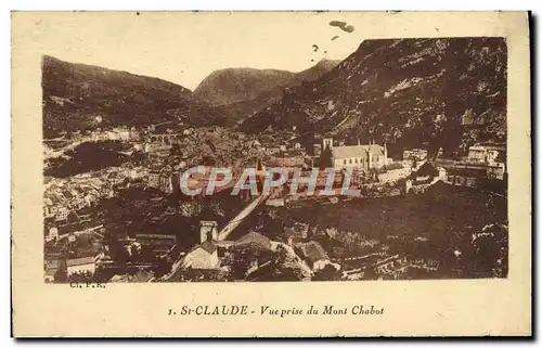 Cartes postales St Claude Vue Prise du Mont Chabot