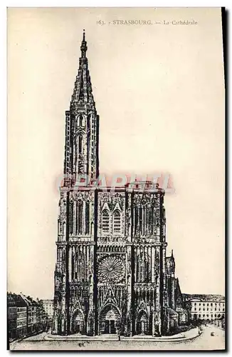 Cartes postales Strasbourg La Cathedrale