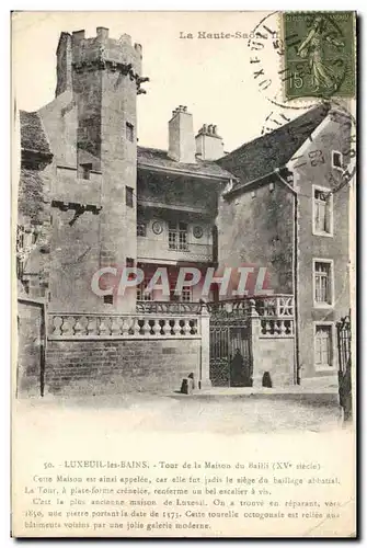 Cartes postales Luxeuil les Bains Tour de la maison du Bailli