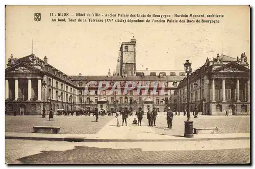 Cartes postales Dijon Hotel de Ville Ancien Palais des Etats de Bourgogne