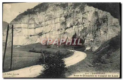 Cartes postales Route de Grenoble au Villard de Lans