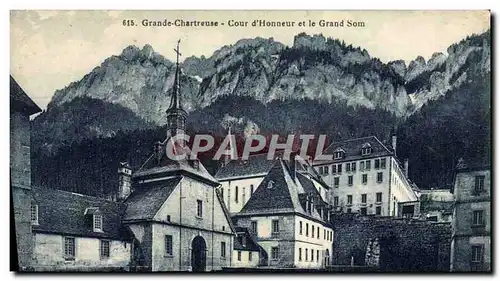 Cartes postales Grande Chartreuse Cour d&#39Honneur et le Grand Som