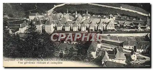 Cartes postales Couvent de la Grande Chartreuse Vue generale reduite et complete