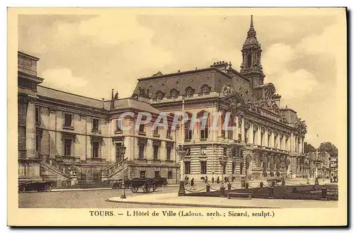 Cartes postales Tours L&#39Hotel de Ville