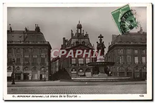 Cartes postales Bordeaux La Place de la Bourse