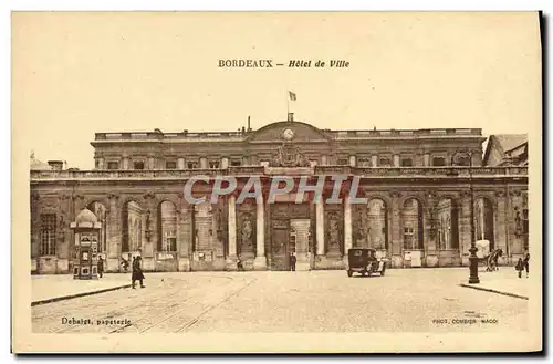 Cartes postales Bordeaux Hotel de Ville