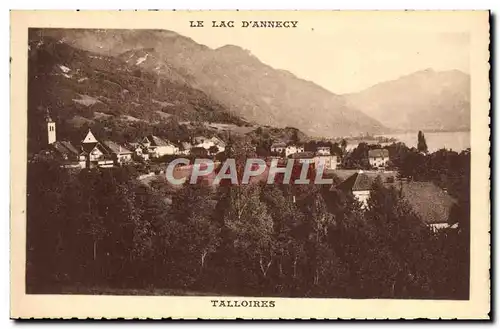 Cartes postales Le Lac D&#39Annecy Talloires