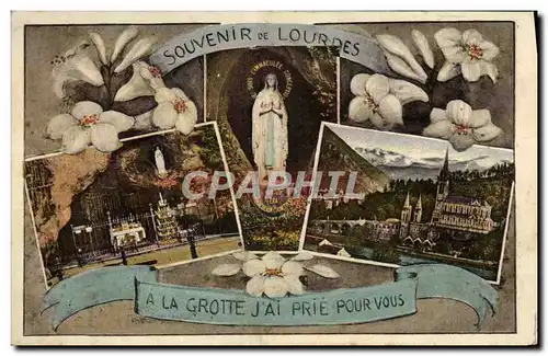 Cartes postales Lourdes Grotte Vierge