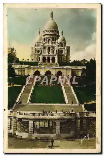 Ansichtskarte AK Paris En Flanant Basilique du Sacre Coeur