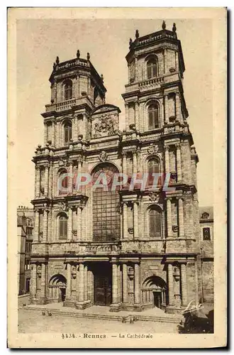 Cartes postales Rennes La Cathedrale