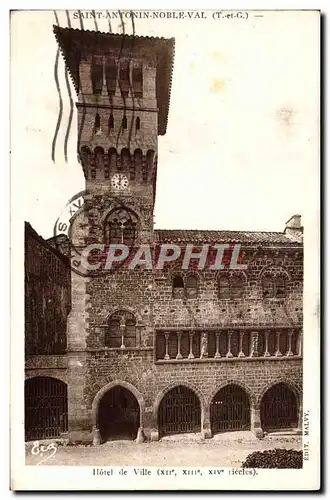 Cartes postales Saint Antonin Noble Val Hotel de Ville