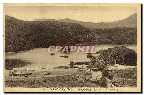 Cartes postales Le Lac Chambon Vue generale