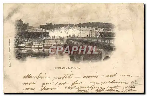 Cartes postales Meulan Le Petit Pont