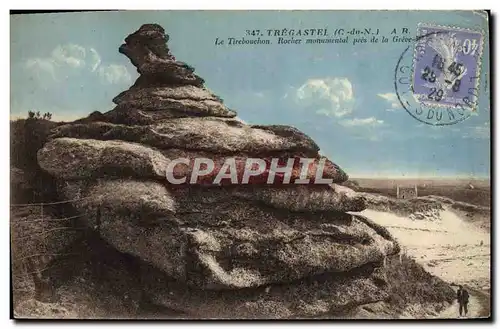 Cartes postales Tregastel le tirebouchon Rocher monumental