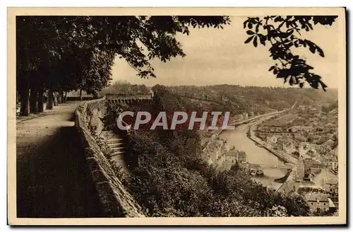 Cartes postales Dinan La Rance vue du Jardin Anglais