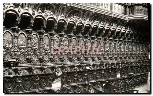 Cartes postales moderne Cordoba Mosque Cathedral Detall of the Choir Stalls