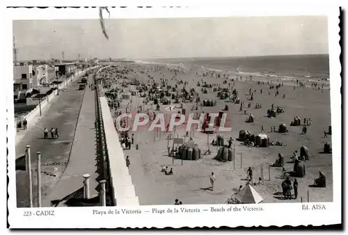 Moderne Karte Cadiz Playa de la Victoria