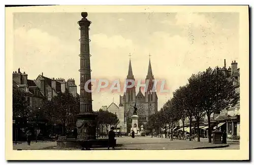 Cartes postales Moulins Place d&#39Allier