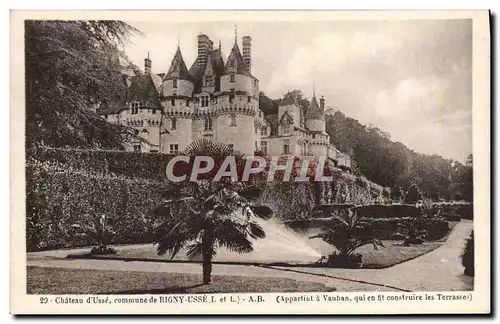 Cartes postales Chateau D&#39Usse Comune De Rigny Usse