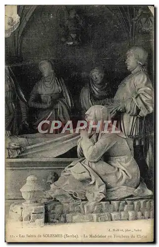 Cartes postales Solesmes La Madeleine au Tombeau du Christ