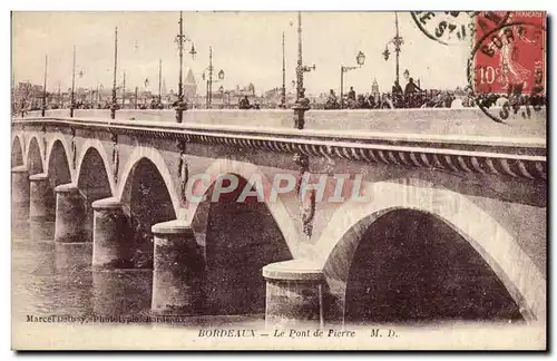 Cartes postales Bordeaux Le Pont De Pierre