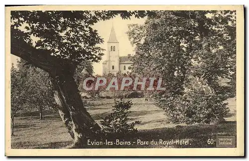 Cartes postales Evain Les Bains Parc Du Royal Hotel