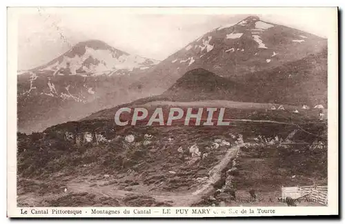 Cartes postales Cantal Pittoresque Montagnes Du Cantal le Puy Mary Sac de la Tourte