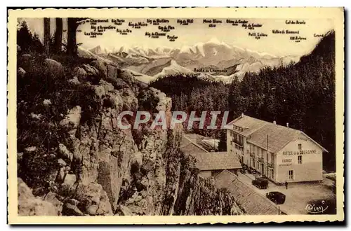 Cartes postales moderne La Faucille L&#39Hotel De La Couronne Et Le Mont Blanc