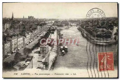 Cartes postales Nantes Vue Panoramique