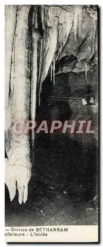 Cartes postales Betharram L'Isolee Grottes Partie inferieure