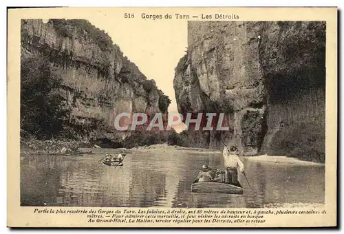 Cartes postales Gorges Du Tarn Les Detroits